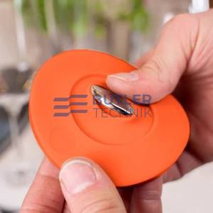 Silwy Magnetic Glass Hoodie Adapter and Coaster for Drinkware Cups Wine Glasses - Orange 