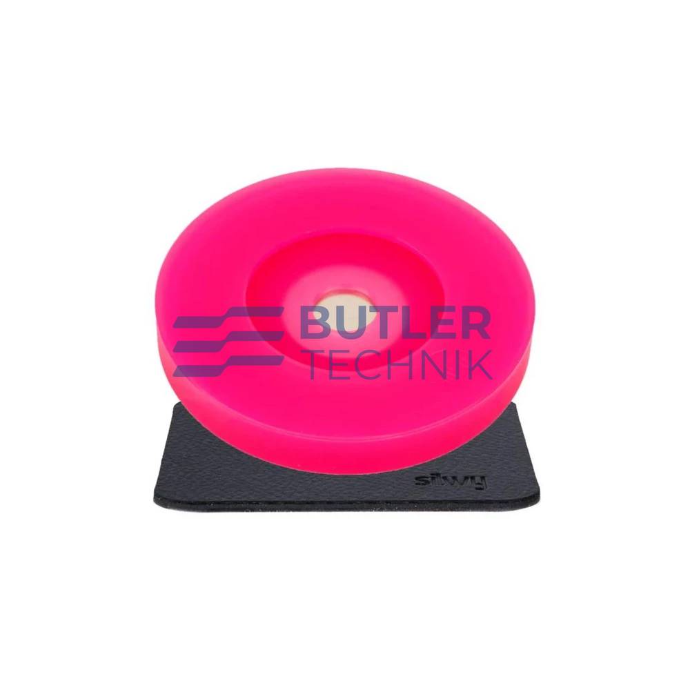 Silwy Magnetic Glass Hoodie Adapter and Coaster for Drinkware Cups Wine Glasses - Pink 
