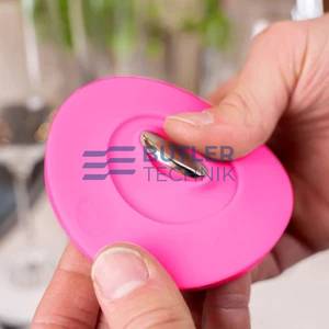 Silwy Magnetic Glass Hoodie Adapter and Coaster for Drinkware Cups Wine Glasses - Pink 