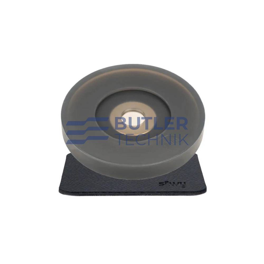 Silwy Magnetic Glass Hoodie Adapter and Coaster for Drinkware Cups Wine Glasses - Anthracite 