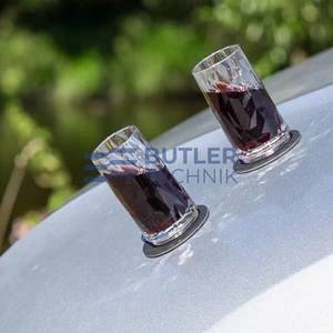 Silwy Magnetic High-Tech Plastic Shot Glass - Pair 