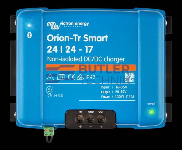Victron Orion-Tr Smart 24/24-17A (400W) Non-isolated DC-DC charger 