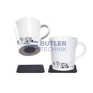Silwy Porcelain Magnet Handle Cups Camping 