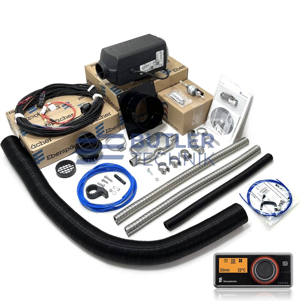 Eberspacher Espar Airtronic S3 B2L Gasoline Ford Transit Heater and Install Kit inc Easy Start PRO 2kW 12v 