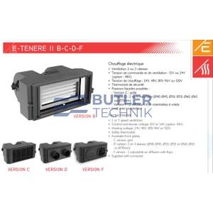Siroco Electric Heater Matrix E-Tenere II 2 B 3spd 1kw 24v 