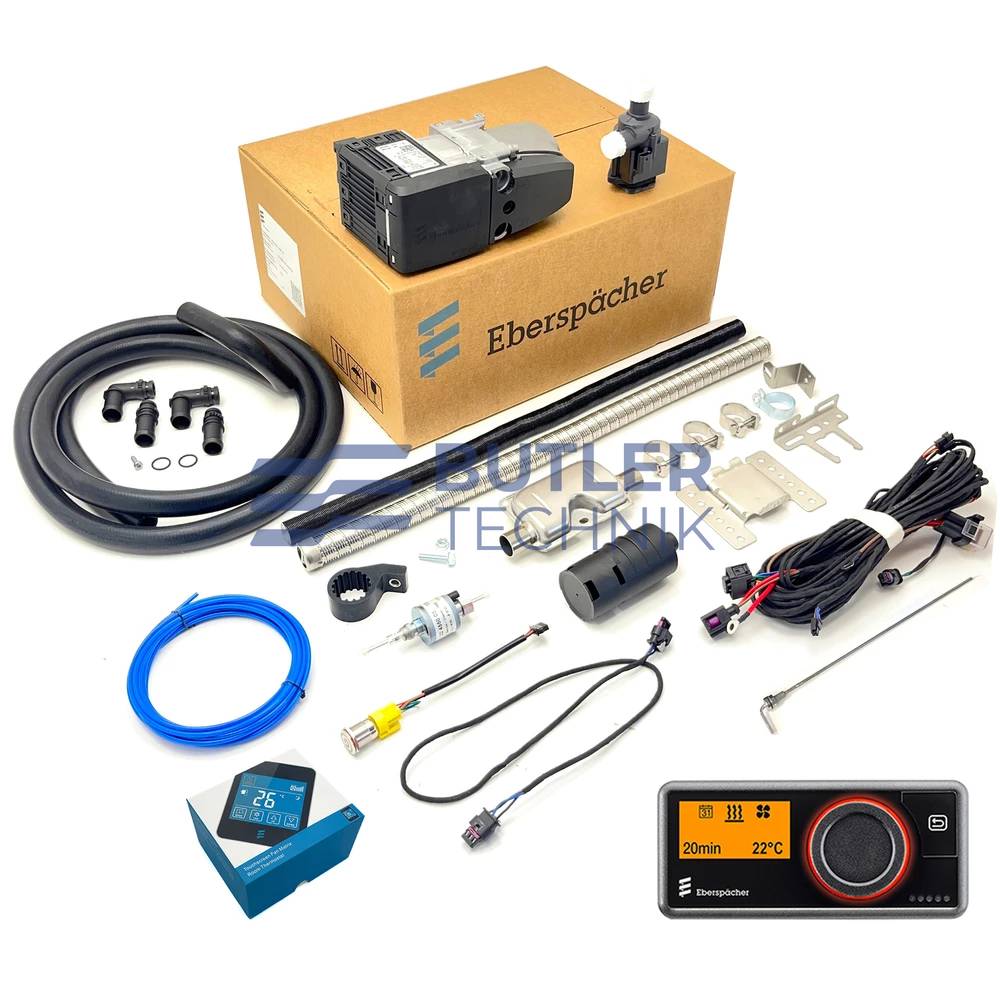 Eberspacher Espar Petrol Gasoline Heater Camper Kit for Air and Water Heating Hydronic S3 B5E 5kW 12v 