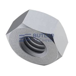 Butler Technik Stainless Steel Nut M6 Hexagonal Head 10mm Socket DIN934 A2 