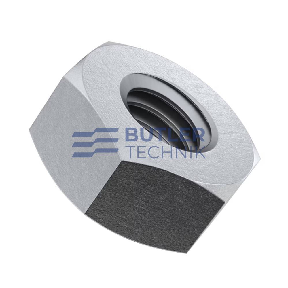 Butler Technik Stainless Steel Nut M6 Hexagonal Head 10mm Socket DIN934 A2 