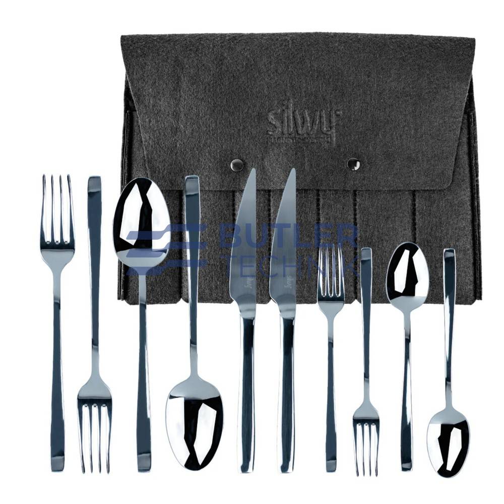 Silwy Magnetic Travel Cutlery Couple Set 
