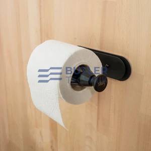 Silwy Magnetic Toilet Paper Holder incl. Metal Strip