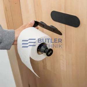 Silwy Magnetic Toilet Paper Holder incl. Metal Strip