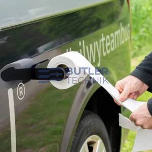 Silwy Magnetic Toilet Paper Holder incl. Metal Strip