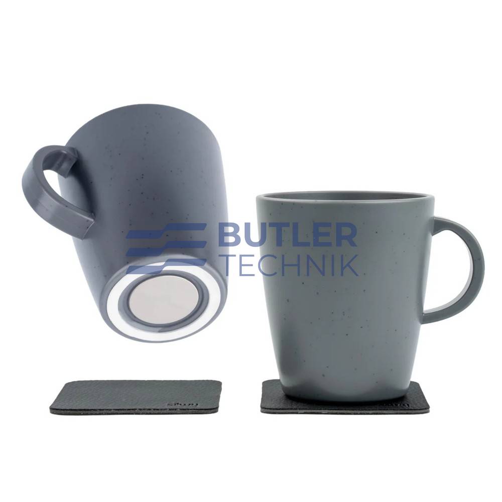 Silwy Magnetic Plastic Cups DOLOMIT GREY 