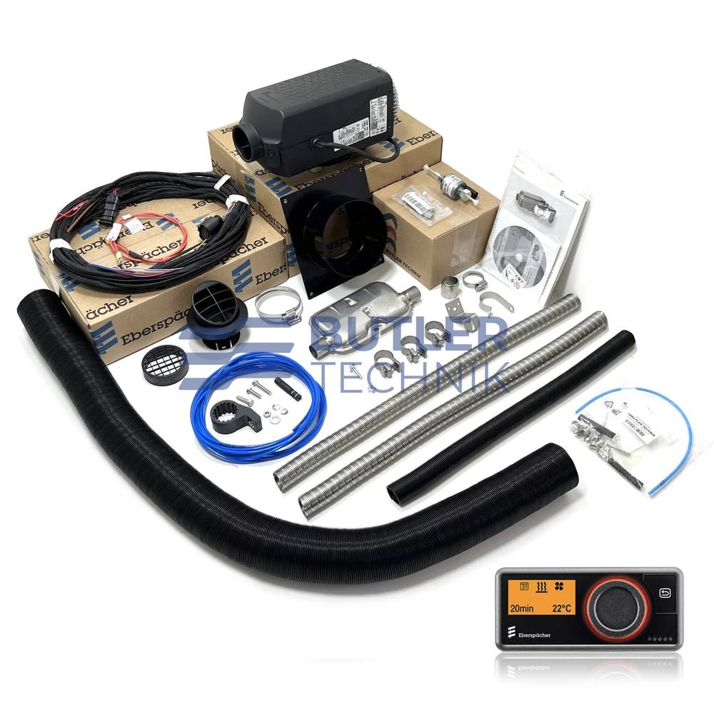 Eberspacher Espar RV Diesel Heater Airtronic S3 D2L Comfort Kit 12v 2.2kW 7500BTU 