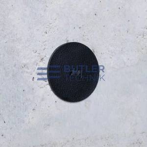 Silwy Metal-Nano-Gel-Pads 5 cm BLACK, set of 4 