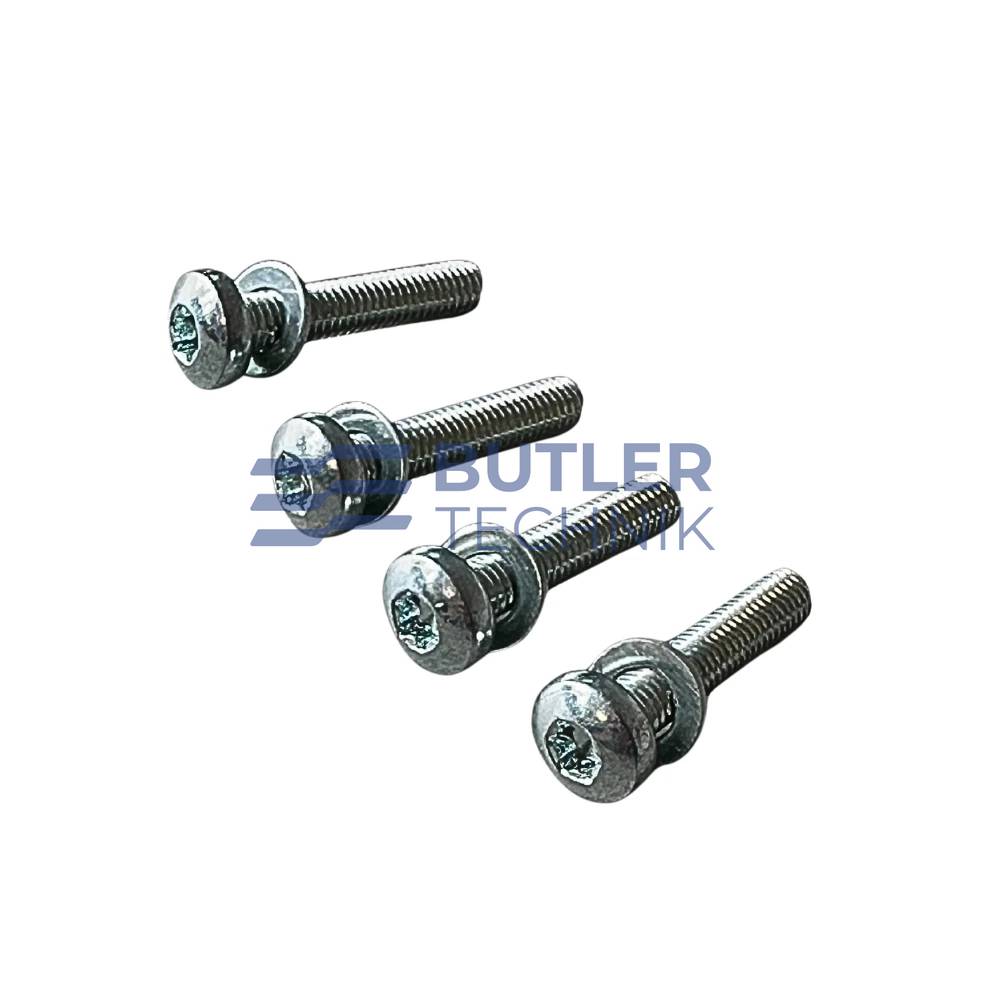 Webasto Eberspacher Espar Heater Motor Screw M5 x 25mm Bolt Set (4 Bolts & 4 Washers) 
