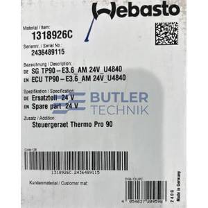 Webasto Thermo Pro 90 Control unit SG1577 24v 