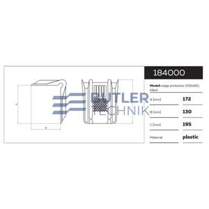 Tekson Heavy Duty Corner Protector for Ratchet Straps | 205x160 