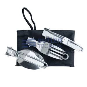 Tekson Expedition Heavy Duty Camping Pots & Tableware Set with Burner 