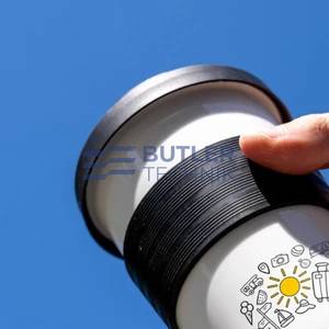 Silwy Magnetic Porcelain TO-GO CUP SUMMER including coaster