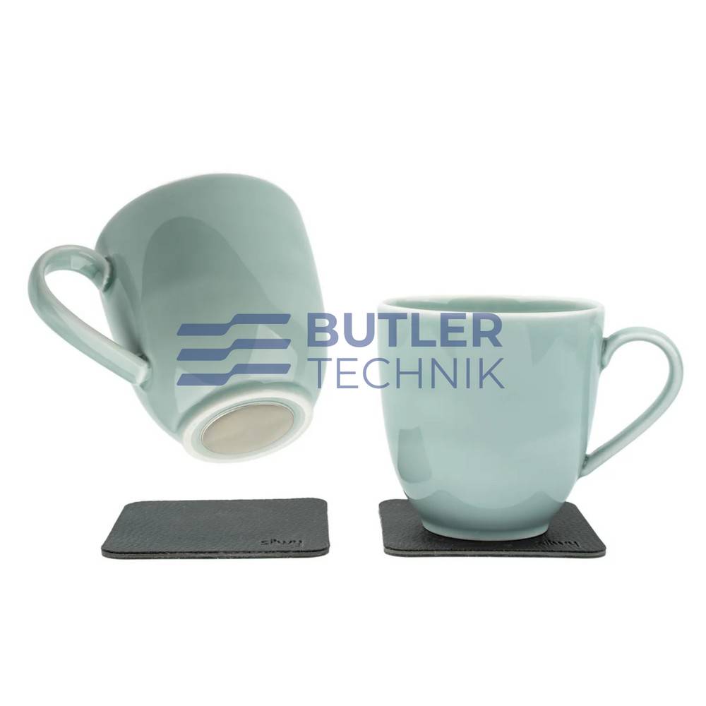 Silwy Magnetic Porcelain Mugs CYAN 