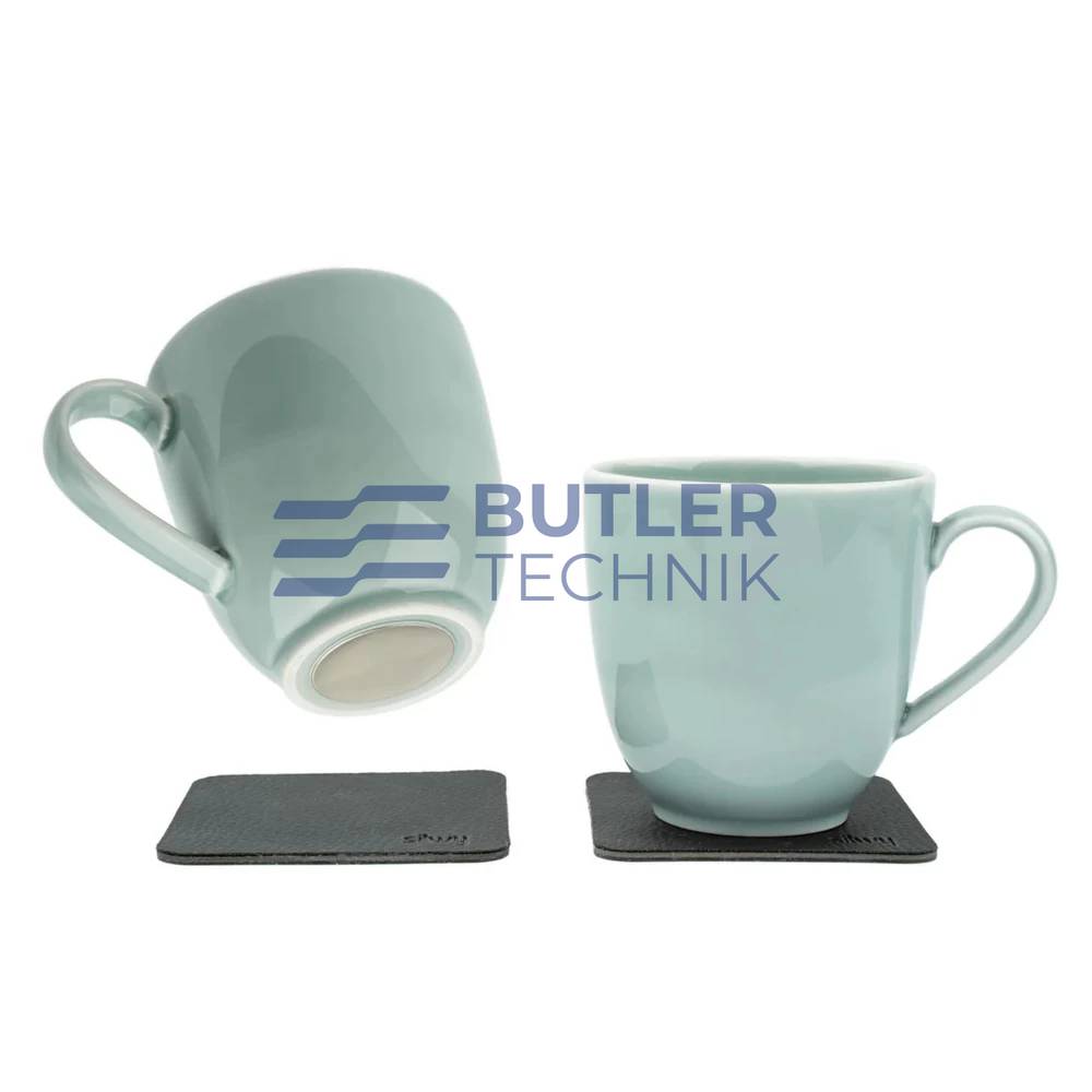 Silwy Magnetic Porcelain Mugs CYAN 