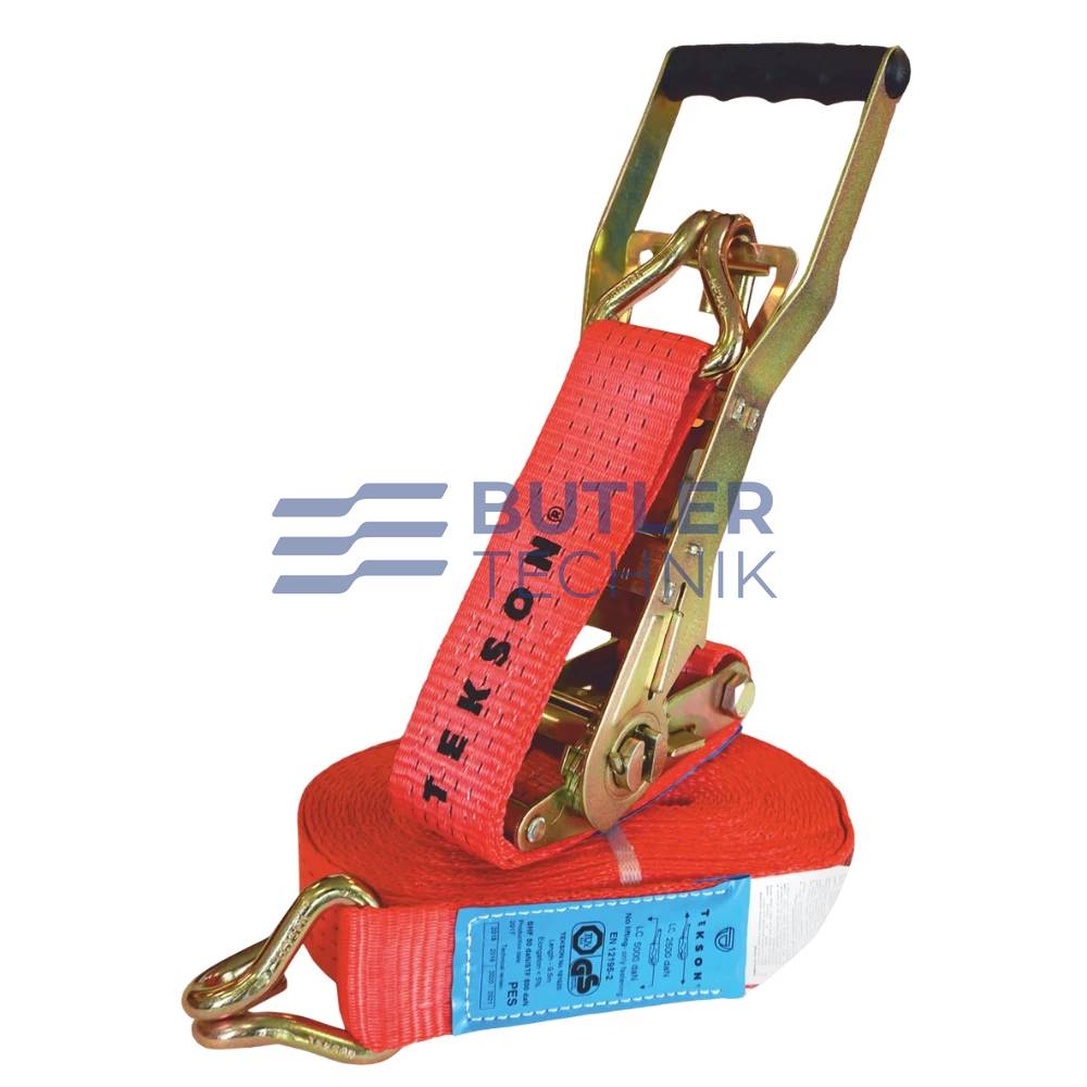 Tekson 8m x 50mm 5 Ton Ratchet Straps 