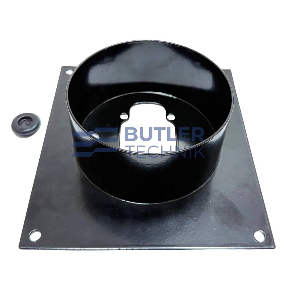 Butler Technik Eberspacher or Webasto Mount PRO60 Diesel Heater Turret Plate 60mm Bracket 14mm Wiring Hole | 190260H14