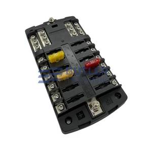 Butler Technik 12 Way Standard Blade Fuse Box with LED Indication and Negative Busbar 100A |  E1224F 