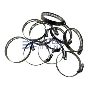 Butler Technik Webasto Eberspacher 10 x Stainless steel 60mm Ducting Hose Clip 46-70mm | 466352 