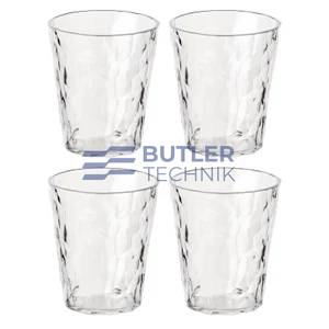 Koziol Plastic Glass for Boat Camper 250ml Set of 4 