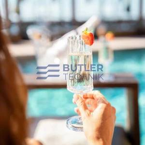 Koziol Plastic Champagne Glass for Boat Camper 100ml Set of 2 