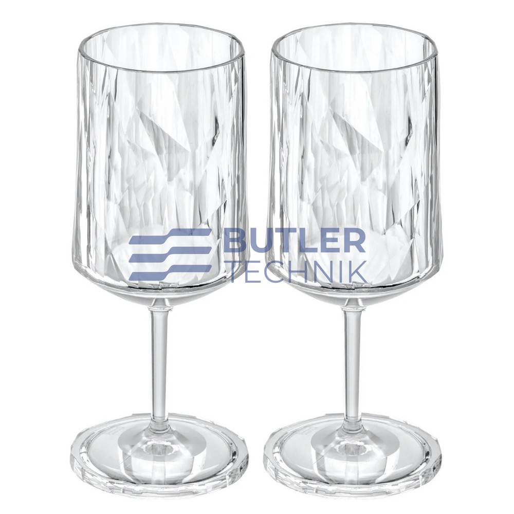 Koziol Plastic Cocktail Glass for Boat Camper 300ml Set of 2 