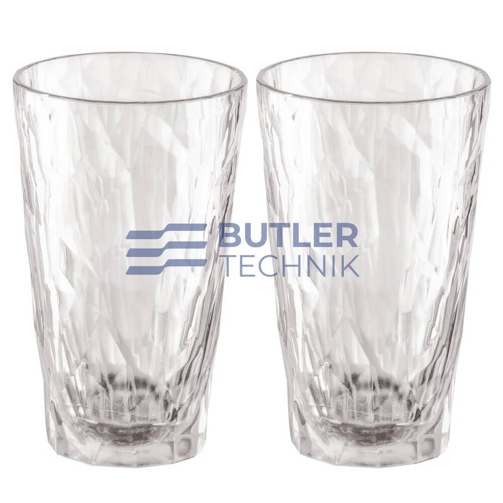 Koziol Plastic Glass for Boat Camper Drinking Glass 300ml Set of 2 