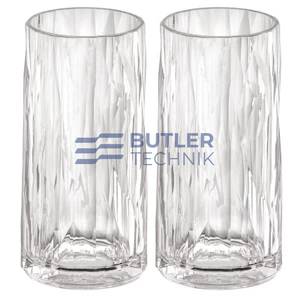 Koziol Plastic Glass for Boat Camper Long Drink 300ml Set of 2 