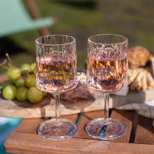Koziol Plastic Glass for Boat Camper Wine Glass 200ml Set of 2 