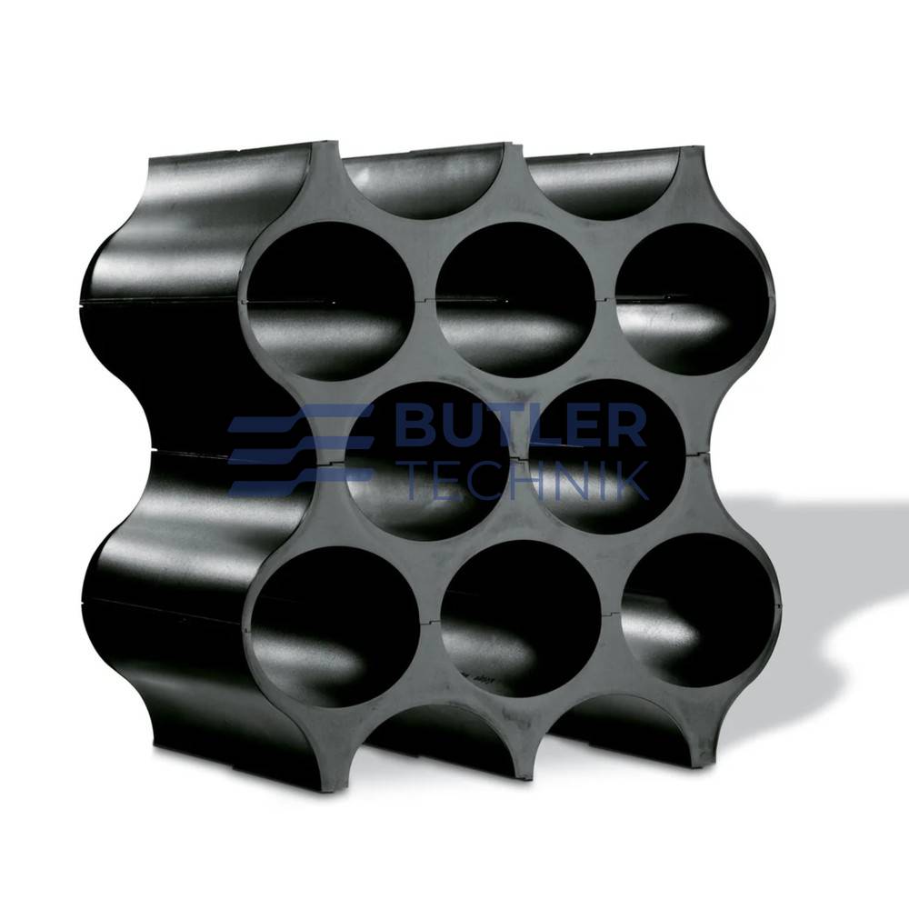 Koziol Plastic Bottle Rack for Boat Camper SET-UP Modular System Black 