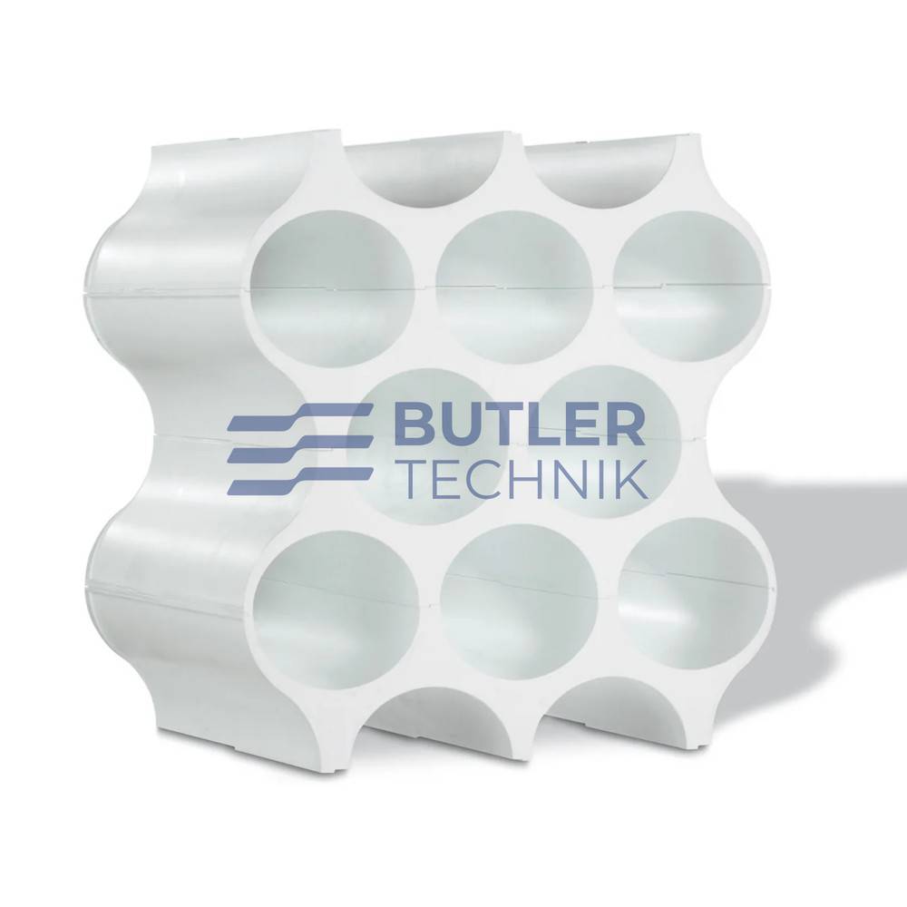 Koziol Plastic Bottle Rack for Boat Camper SET-UP Modular System White 