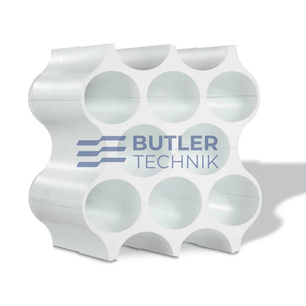 Koziol Plastic Bottle Rack for Boat Camper SET-UP Modular System White 