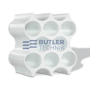 Koziol Plastic Bottle Rack for Boat Camper SET-UP Modular System White 