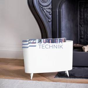 Koziol Plastic Magazine Stack for Boat Camper MILANO Cotton White 