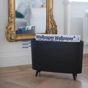 Koziol Plastic Magazine Stack for Boat Camper MILANO Cosmos Black 