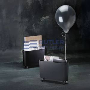 Koziol Plastic Magazine Stack for Boat Camper MILANO Cosmos Black 