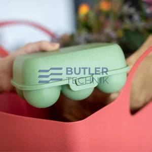 Koziol Egg Box for Boat Camper EGGS TO GO MINI Nature Leaf Green 