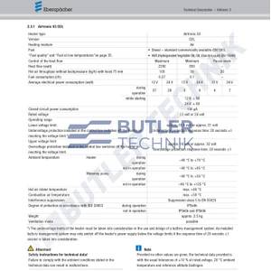 Eberspacher Espar RV Diesel Heater Airtronic S3 D2 L inc Easy Start Pro 12v 2.2kW 7500BTU 