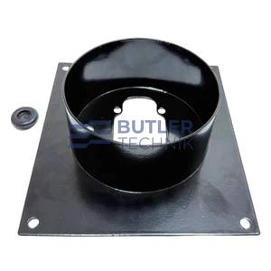 Butler Technik Eberspacher or Webasto Mount PRO60 Diesel Heater Turret Plate 60mm Bracket 14mm Wiring Hole | 190260H14 
