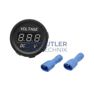 Butler Technik Red LED Digital Voltage Indicator 12v | WF1224DCV 