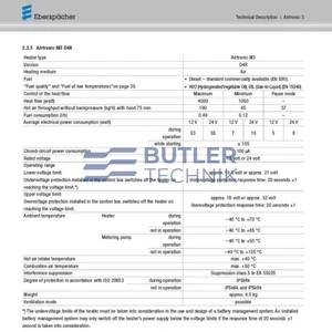 Eberspacher D3LC D5LC to Airtronic M3 D4R Heater Changeover Kit 12v 4kw 