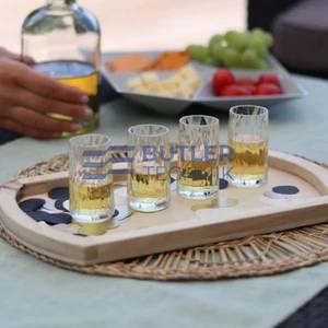 Koziol Plastic Glass for Boat Camper Shot Glass 40ml Set of 4 