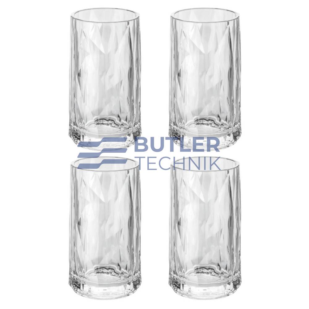 Koziol Plastic Glass for Boat Camper Shot Glass 40ml Set of 4 